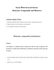 Compounds , Elements and Mixtures worksheet.pdf
