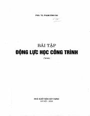Động lực học công trình (Hướng dẫn bài tâp) - Phạm Đinh Ba.pdf