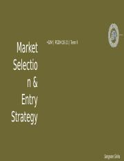 3. Market Selection & Entry Strategy.pptx