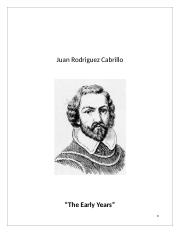 what was juan rodriguez cabrillo famous for