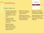 THE IMPORTANCE OF GLOBAL MARKETING