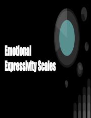 Danielle Litvan - Week 24 Activity 2 Emotional Expressivity Scales - 1790685.pptx