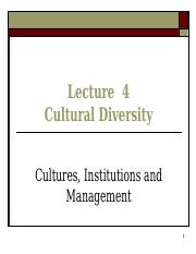 Lecture  4 - Cultural Diversity.pptx