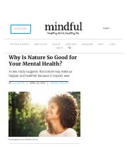 Why Is Nature So Good for Your Mental Health_ - Mindful (1).pdf