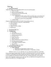 NURS406-vSim weekly clinical documentation assignment-Sharon Cole.docx