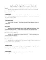 Psychological Testing and Assessments - Chapter 2.docx