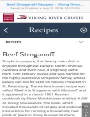 Beef Stroganoff Recipes - Viking River Cruises.pdf