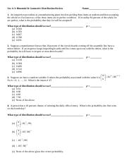 Binomial and Geometric Dist Review.docx