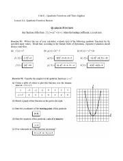 Trigonometry study guide unit 6