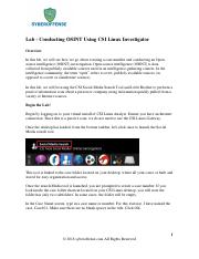 Lab - Conducting OSINT Using CSI Linux Investigator - Copie.pdf