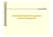 Week 10_understanding food suppliers_vertical integration