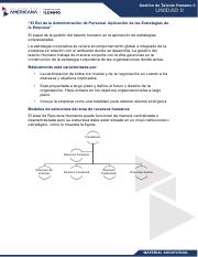 Gestión de Talento Humano  II  U2.pdf