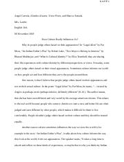 Group English Project Essay