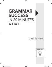 Grammar Success in 20 Minutes a Day-Mantesh