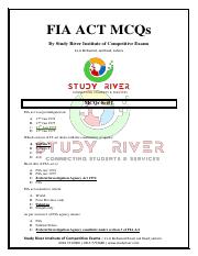 FIA Act MCQs by Study River Institute of Competitive Exams.pdf