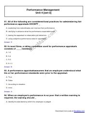 Performance Management (Unit 4 [set-3]) Solved MCQs  McqMate.com.pdf
