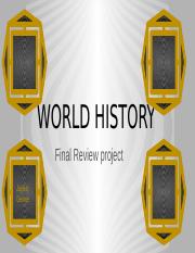  JG WORLD HISTORY project