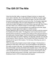 The Gift Of The Nile.pdf