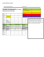 Student Weekly Schedule for Fall.docx