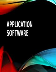 APPLICATION-SOFTWARE.ppt