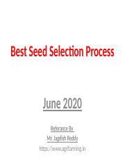 Seed selection for the cultivation of shrimp English PPT.pptx