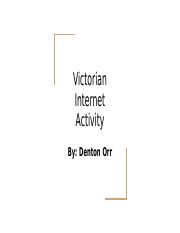 Victorian Internet Activity.pptx