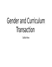 Gender and Curriculum Transaction.pptx