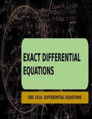 4 - Exact Differential Equations (1).pptx