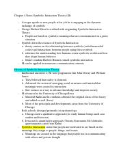 Chapter 4 Notes Symbolic Interaction Theory.docx