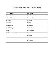 Crossword Puzzle #3 Answer Sheet.docx