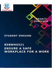 BSBWHS521 Project Portfolio.docx