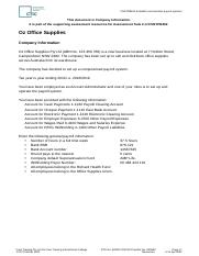 FNSTPB402 Resources Task 2 - Company Information.docx