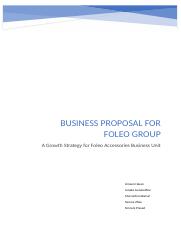 ACCG3001 Group Report Foleo.docx
