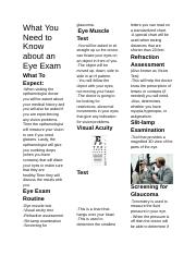 What you need to know about an eye exam