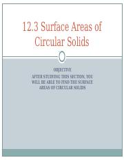 12.3 Surface Areas of Circular Solids.ppt