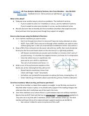 Lecture 3 - Truss Analysis_ Method of Sections, Zero Force Members  - Nov 9th 2021.pdf