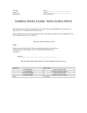 Noncumulative Final Sample 1 (Spring 00).docx