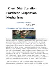 knee disarticultion suspension mechanism assignment.docx