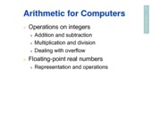 Not 3 Arithmetic for Computers