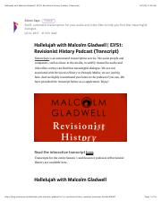 Hallelujah with Malcolm Gladwell | E7_S1_ Revisionist History Podcast (Transcript).pdf