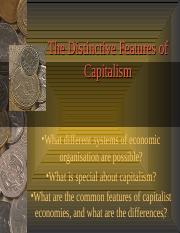 The Distinctive Features of Capitalism (2008) (1).ppt