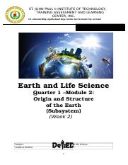 Earth and Life Science (Week 2).docx