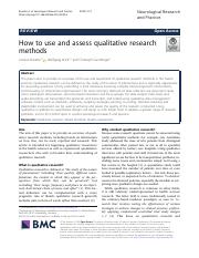 Use & Assess qualitative research.pdf