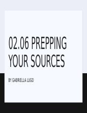 prepping your sources.pptx