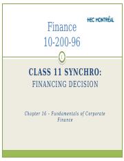 Class 11- Capital Structure SYNCHRO.pptx