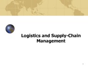 Logistics and Supply-Chain Management (Presentation)