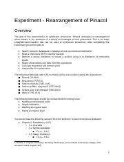 Sp23 302 Notebook Pinacol Rearrangement.docx
