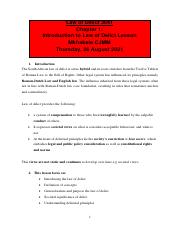 Law of Delict 3641 Introduction to Law of Delict Lesson.pdf