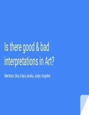 Is there good & bad interpretations in Art_.pdf