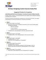 40-hour Designing Custom Courses Study Plan.docx
